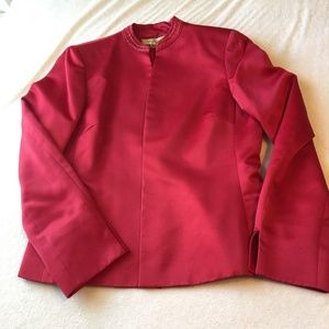 KASPER 3pc red suit